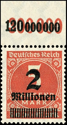 Inflation 1923 312 a b - mi.-nr.,