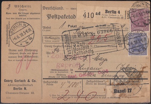 Paketkarte mif minr - mif, minr.87iid