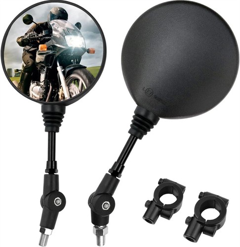 Paar rund motorrad spiegel - motorrad,