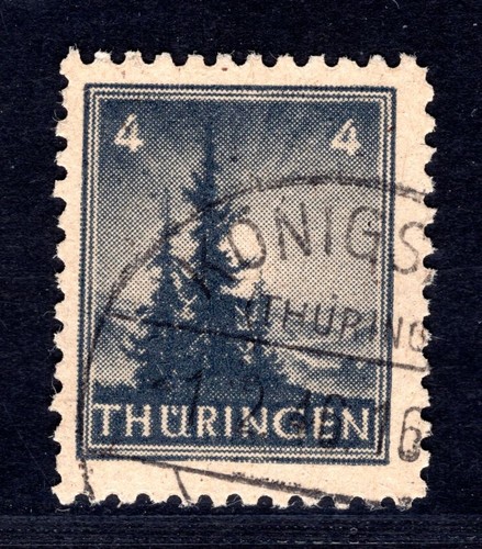 Sbz 1945 93axv - sbz, gestempelt