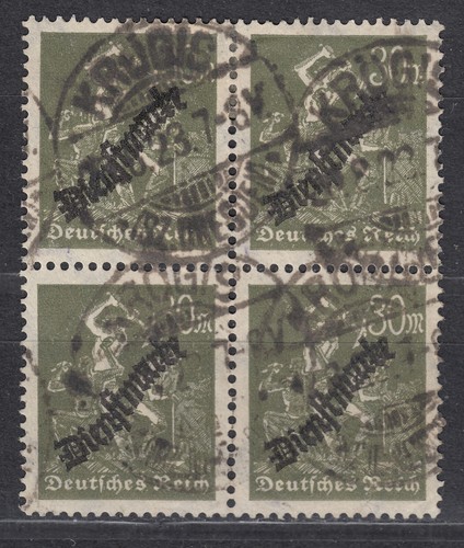 Deutsches reich dienstmarken - deutsches,
