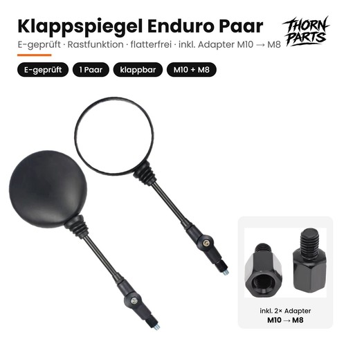 Klappspiegel enduro geprüft - klappspiegel,