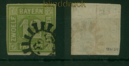 Bayern 12 gestempelt - ,