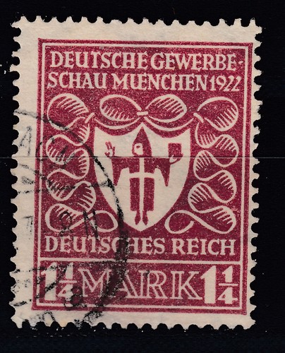 Deutsches reich 199 c - deutsches, mi-nr.