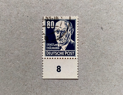 Ddr briefmarke 1952 nr - briefmarke, 1952,