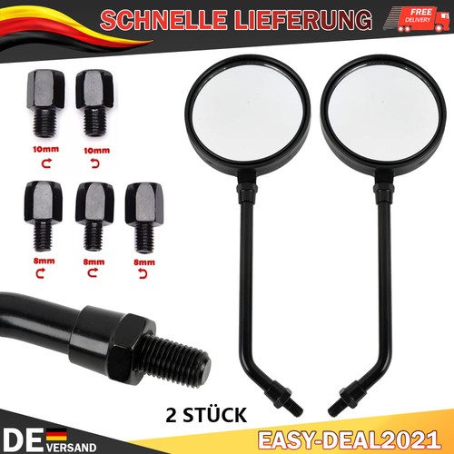 Stück rund motorrad spiegel - 2,